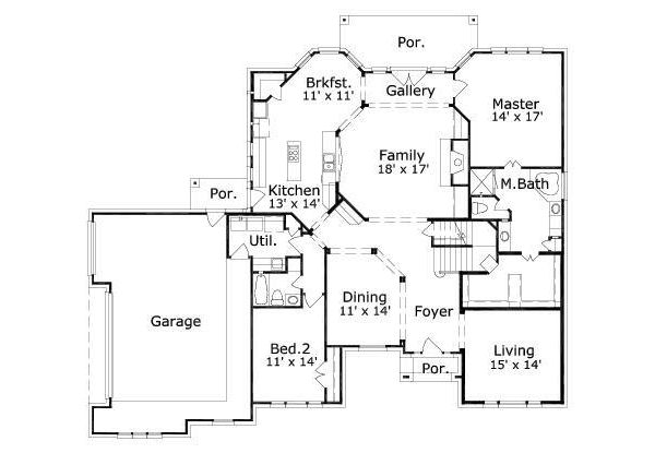 main floor house blueprint