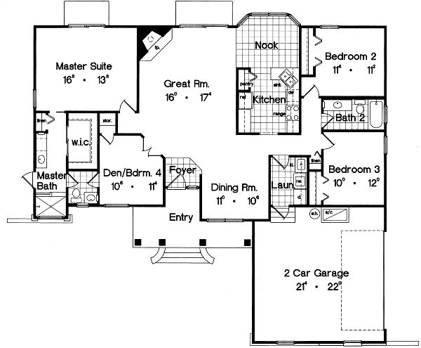 main floor house blueprint