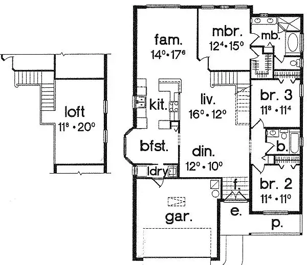 main floor house blueprint