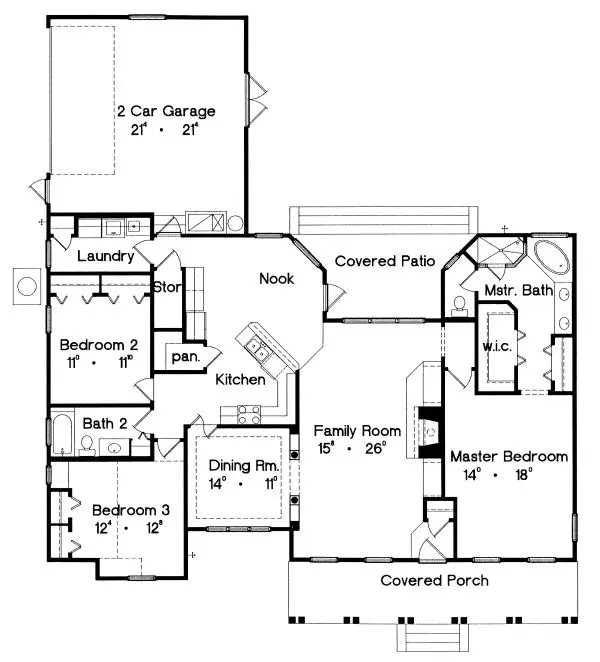 main floor house blueprint