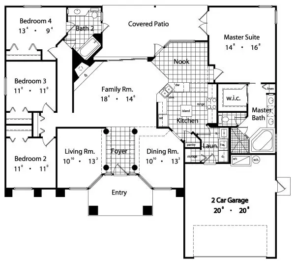 main floor house blueprint