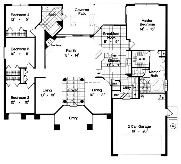 main floor house blueprint
