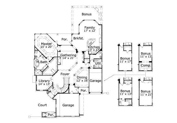 main floor house blueprint