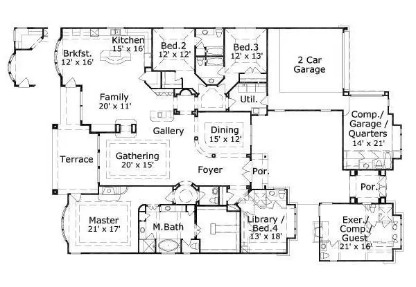 main floor house blueprint