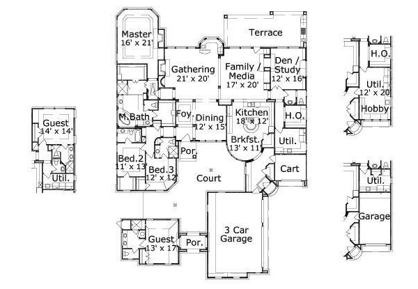 main floor house blueprint