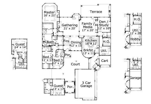 main floor house blueprint