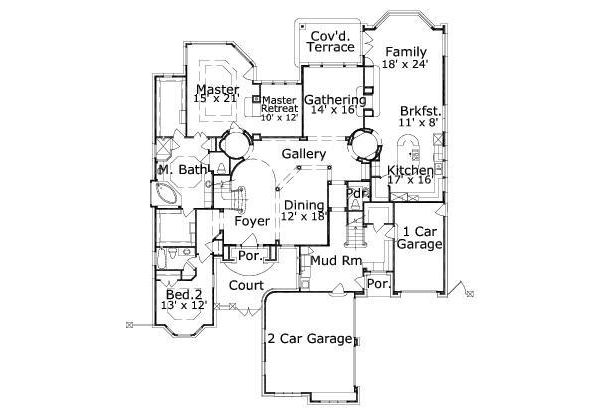 main floor house blueprint