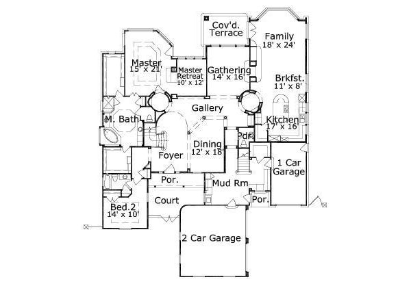main floor house blueprint