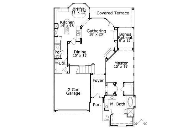main floor house blueprint