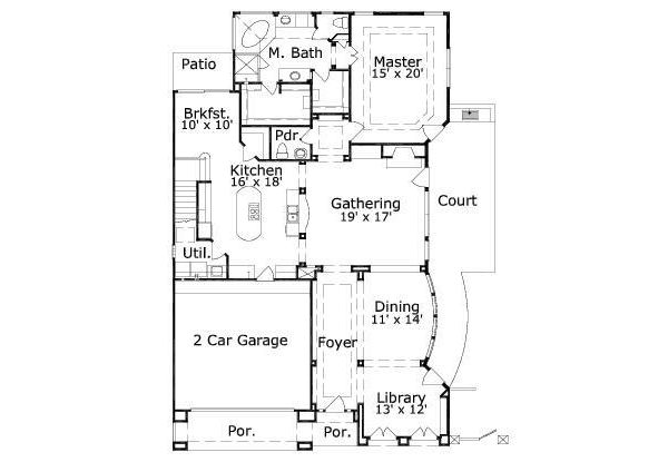 main floor house blueprint