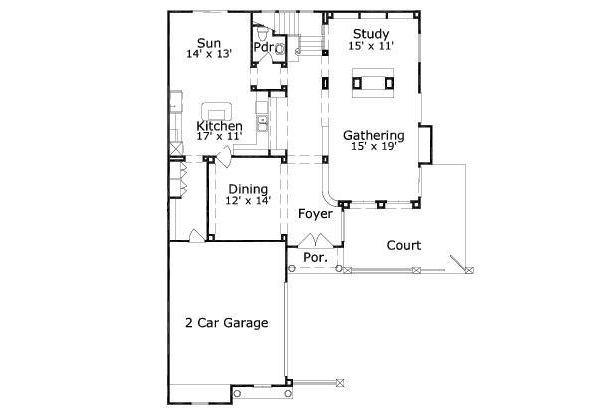 main floor house blueprint