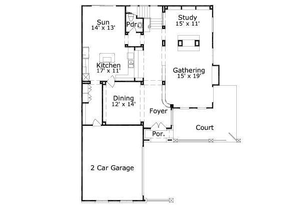 main floor house blueprint