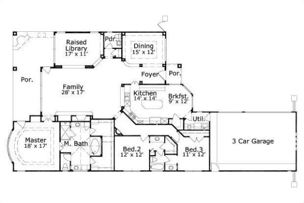 main floor house blueprint