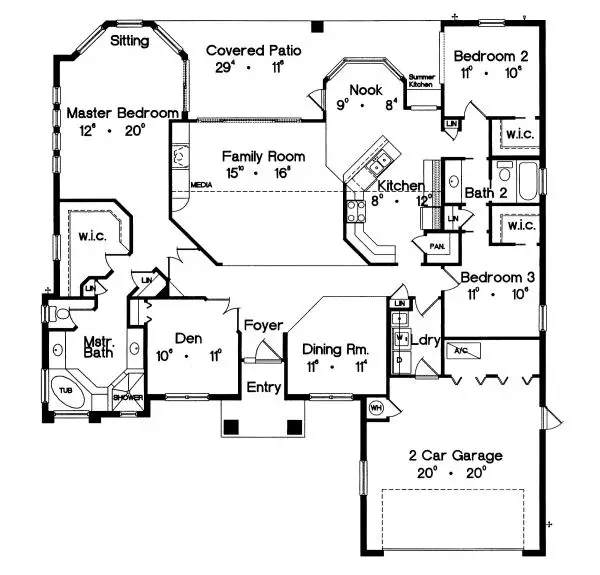 main floor house blueprint