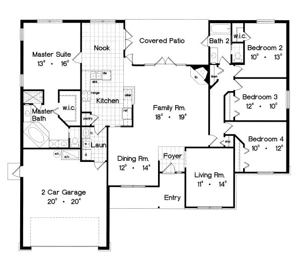 main floor house blueprint