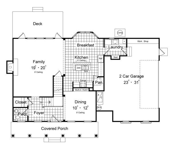 main floor house blueprint