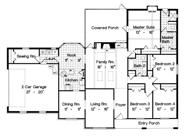 main floor house blueprint