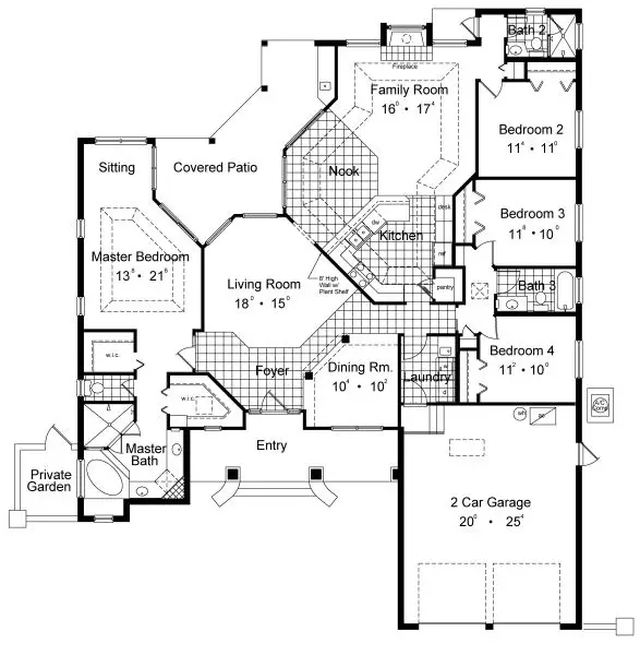 main floor house blueprint