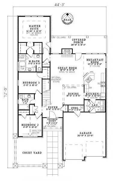 main floor house blueprint