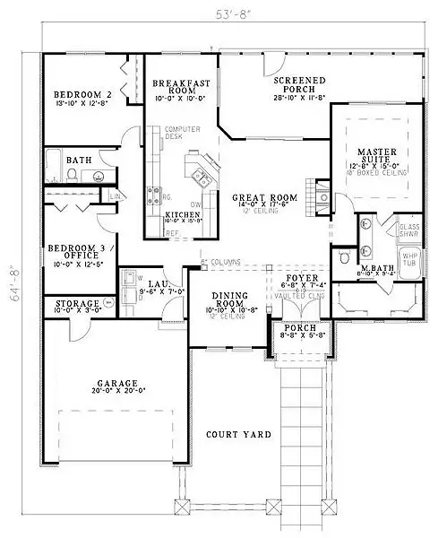 main floor house blueprint
