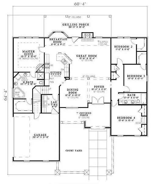 main floor house blueprint