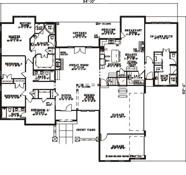 main floor house blueprint