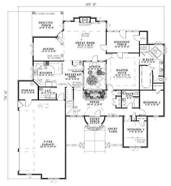 main floor house blueprint