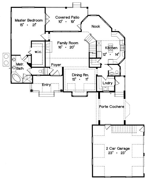 main floor house blueprint