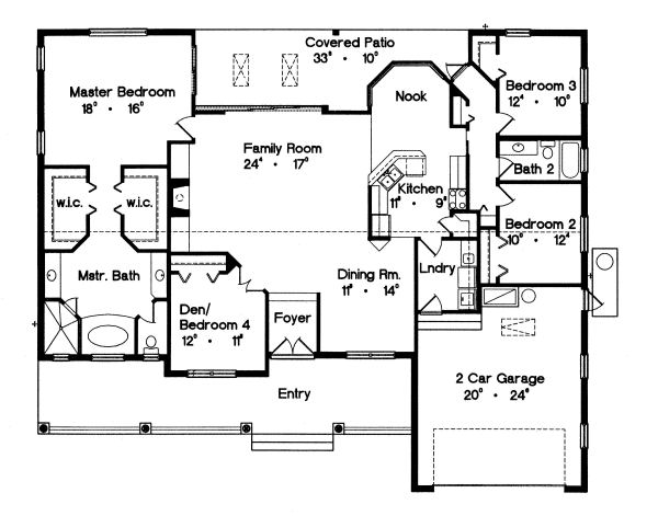 main floor house blueprint