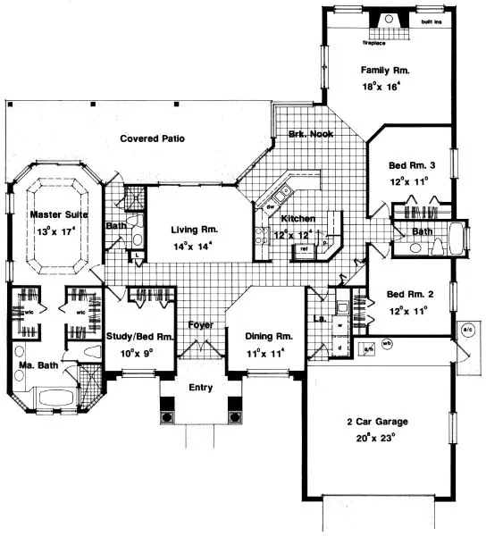 main floor house blueprint