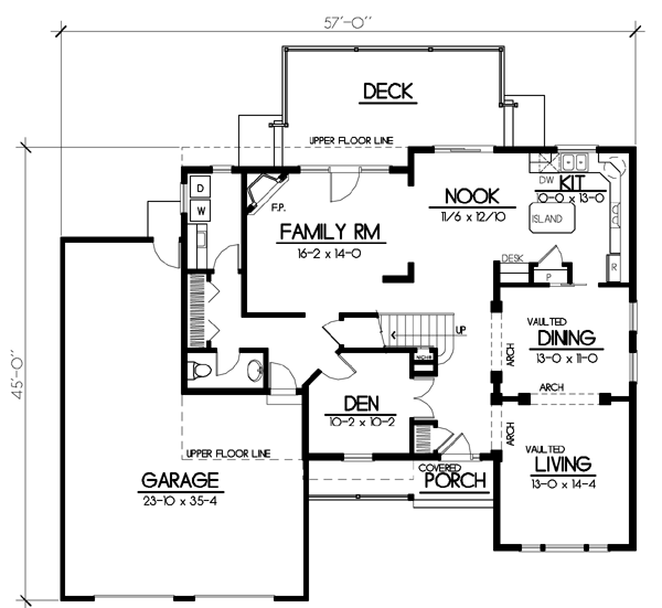 main floor house blueprint