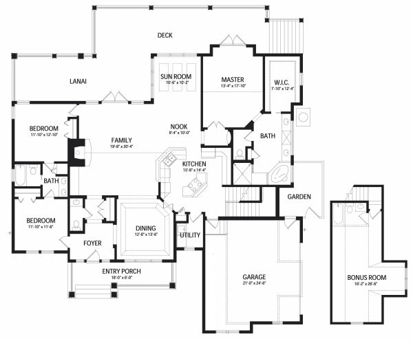 main floor house blueprint