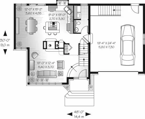 main floor house blueprint