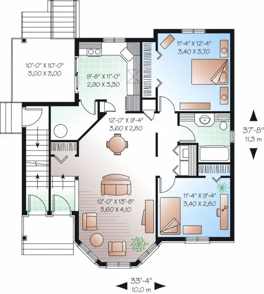 main floor house blueprint