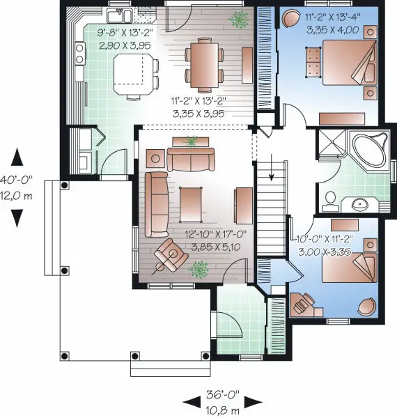 main floor house blueprint