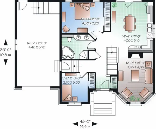 main floor house blueprint