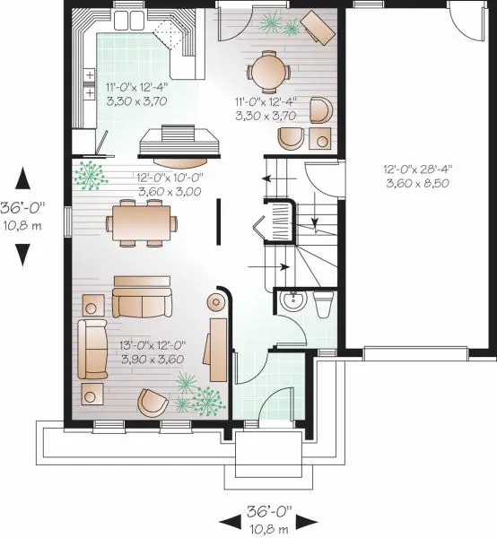 main floor house blueprint
