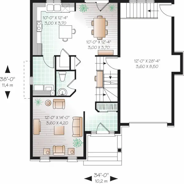 main floor house blueprint