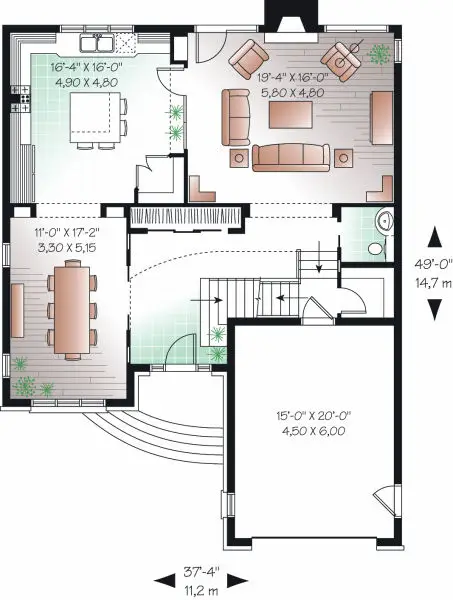 main floor house blueprint