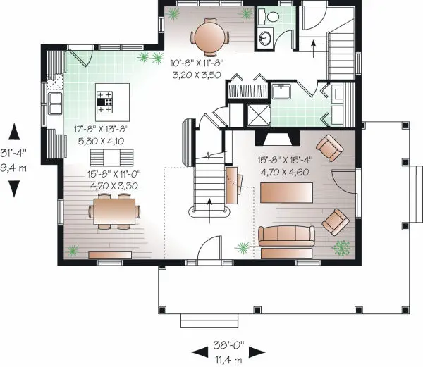 main floor house blueprint