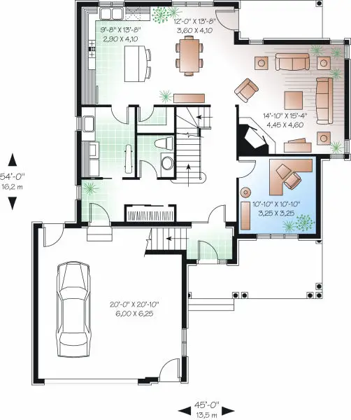 main floor house blueprint