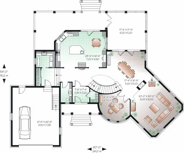 main floor house blueprint