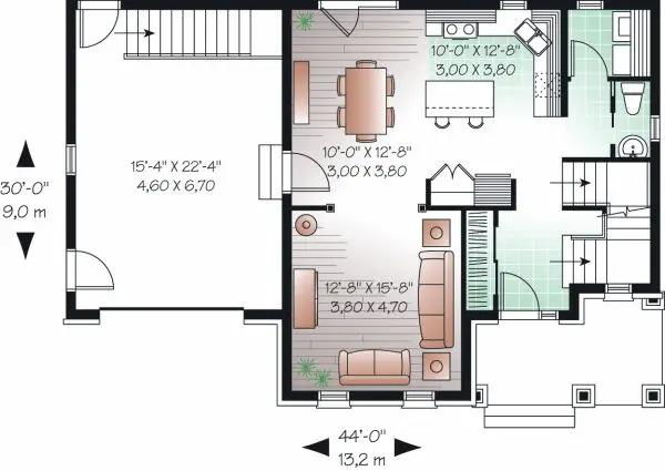 main floor house blueprint