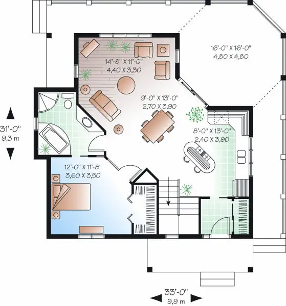 main floor house blueprint