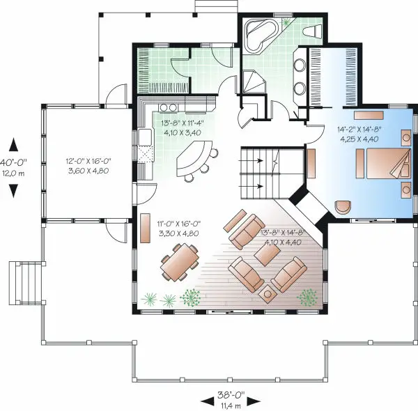 main floor house blueprint
