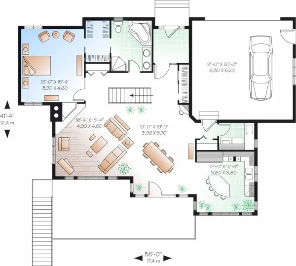 main floor house blueprint