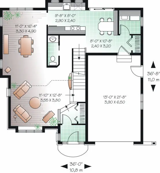 main floor house blueprint