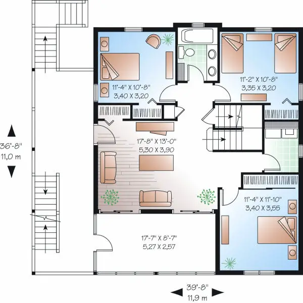 main floor house blueprint