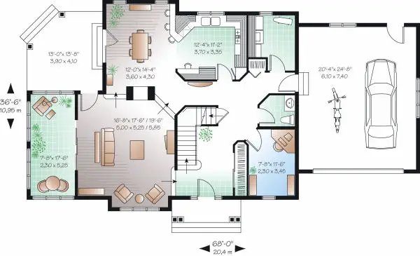 main floor house blueprint