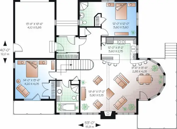 main floor house blueprint